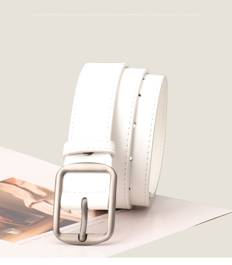 Curea unisex pentru femei, cu cataramă cu știft, la modă, casual, pentru blugi, decorativă_voghion.com