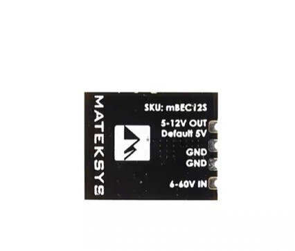 Matek System Micro12S Bec 6-60V 5V/9V/12V Output Step-Down Module Matek System Micro12S Bec 6-60V 5V/9V/12V Output Step-Down Module
