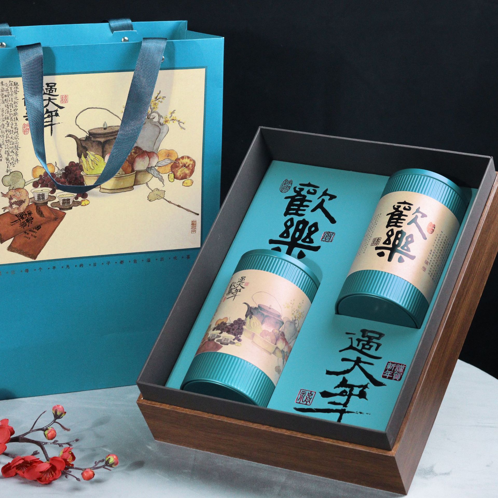 茶叶包装礼盒200克装普洱茶空礼盒马口铁茶叶罐红茶白茶通用批发