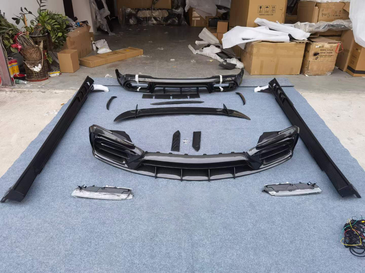 Tc Style Modified Body Kit for Mercedes Amg Gt50 Gt53 Gt63S Upgraded Shark Kit Dry Carbon