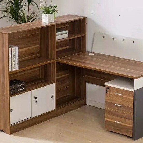 Simple Modern Corner Desk with Integrated Bookshelf, Home Student Study Desk with Cabinet, Office Computer Desk Simple Modern Corner Desk with Integrated Bookshelf, Home Student Study Desk with Cabinet, Office Computer Desk