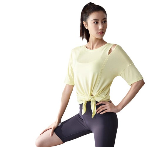 High-end Yoga Top for Women, Professional Running Sweatshirt, Pilates Short Sleeve T-Shirt, Fitness Set for Women