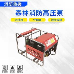 Movable Remote High-Pressure Pump Ypb6/9 Portable Vehicle-Mounted Jet Pump Hand-Lifted Forest Fire-Fighting High-Pressure Pump