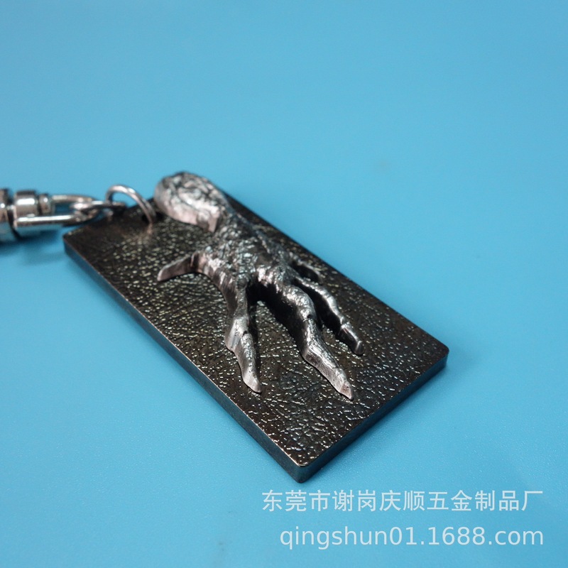 Customized Marvel Film and Television Peripheral Biohazard Keychain Mini Palm Keychain Pendant