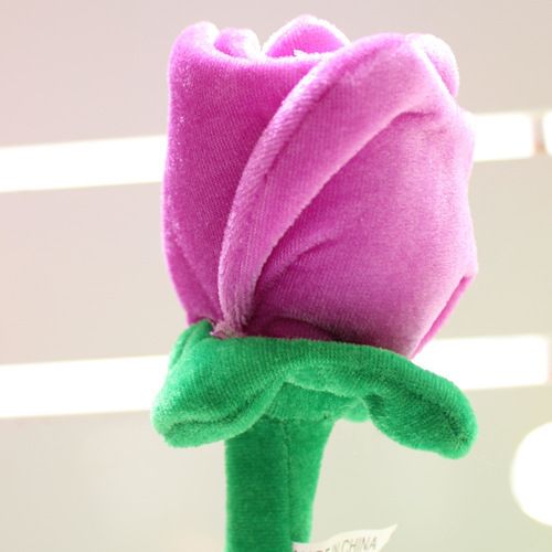 外国貿易の布芸の漫画のバラのぬいぐるみのカーテンのボタンは花束のシミュレーションの生け花の造花を刺して折れ曲がることができます。|undefined