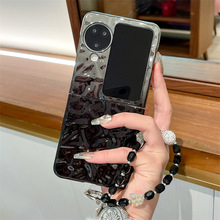 适用OPPOFindN3Flip手机壳电镀水波纹FindN2Flip折叠屏女款保护套