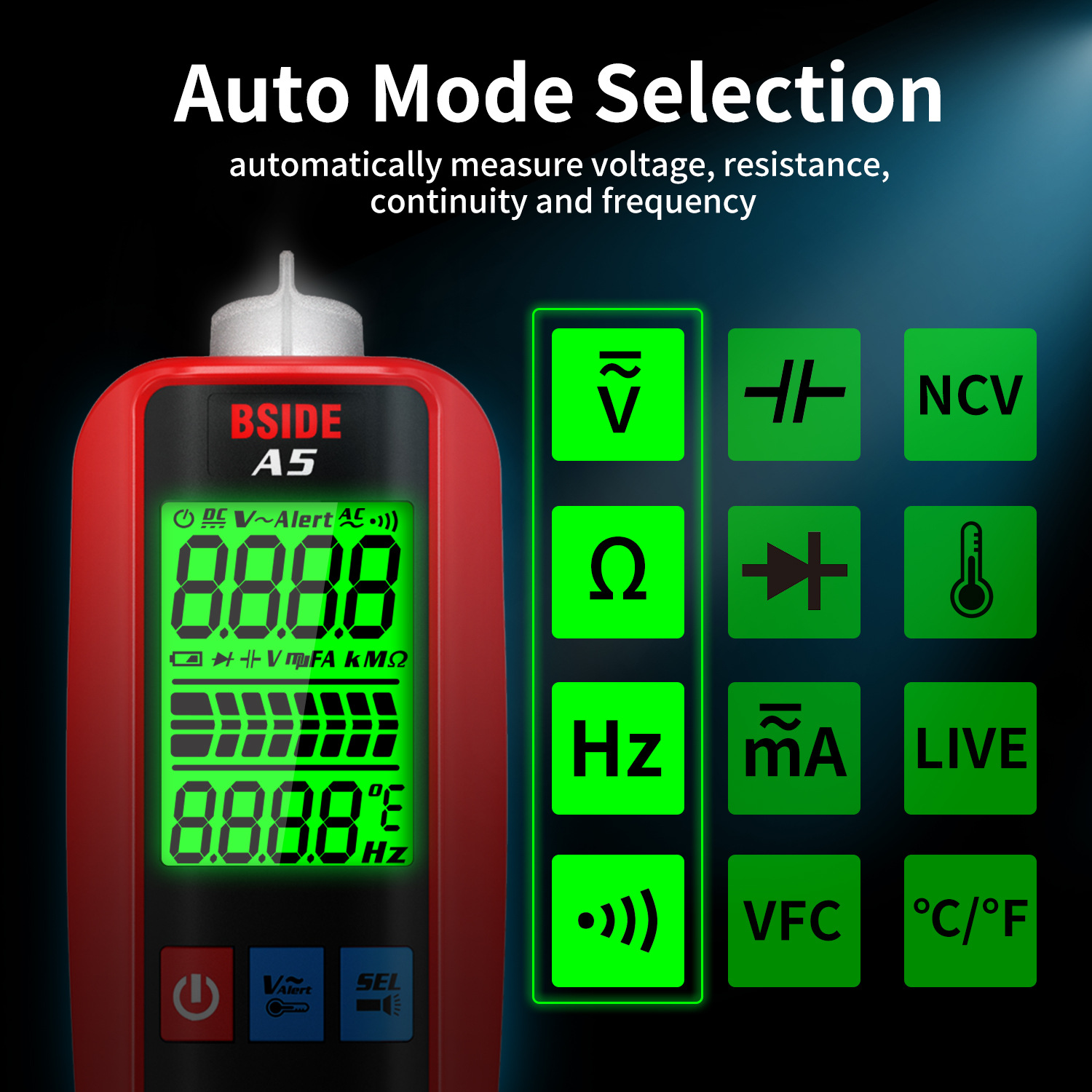 Smart Digital Multimeter - A5 in action