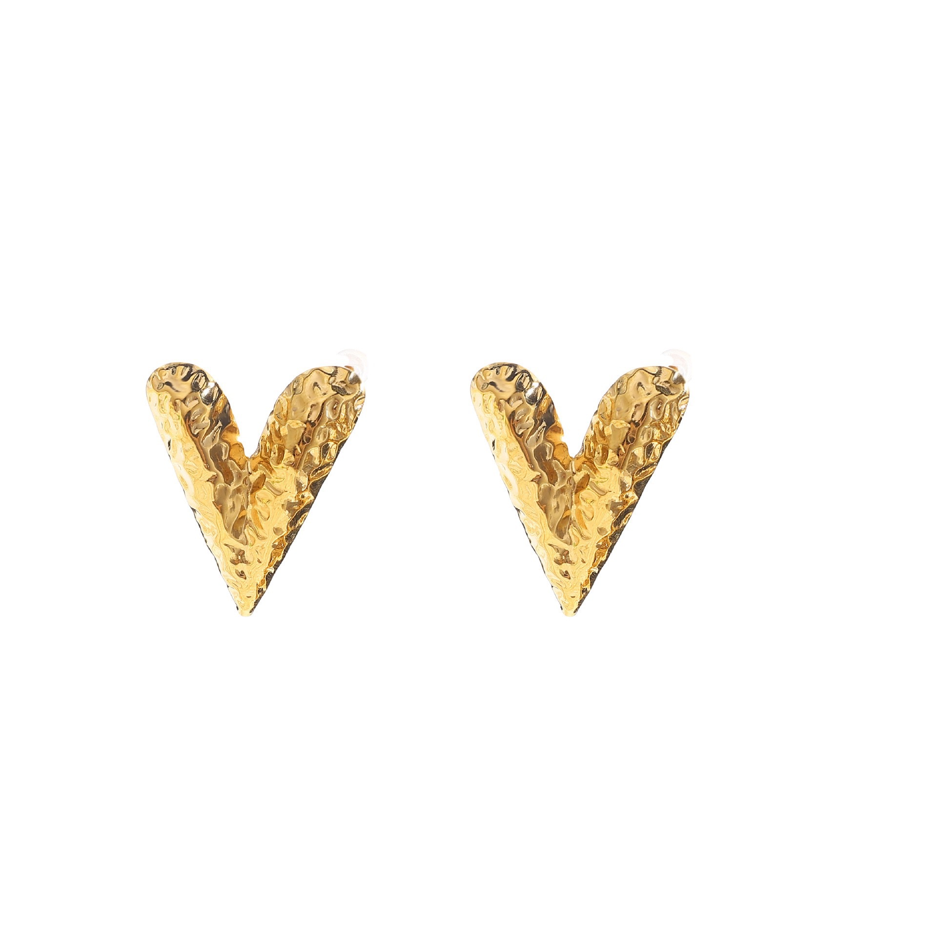 Drop Earrings, Ear Studs Classification 1 Pair Quantity 1 Pair Retro Heart Shape Mixed Metal Plating 304 Stainless Steel Drop Earrings Ear Studs
