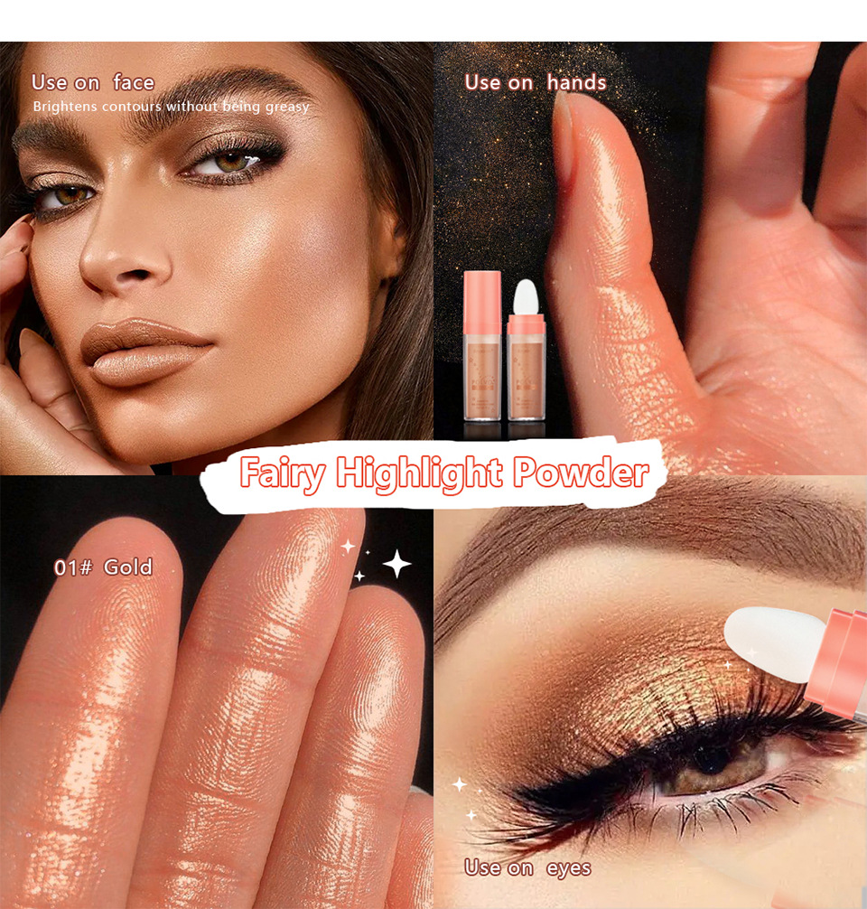 carina IBCCCNDC Fairy Highlighting erhellt helles, natürliches, dreidimensionales formendes Schlüsselbein-Knochenpat-Puder in voller Höhe_voghion.com