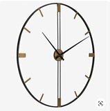 Cross -Workder Hot -Showering Iron Circular Tiet Wishing Clock Amazon простые часы гостиная часы часов часы