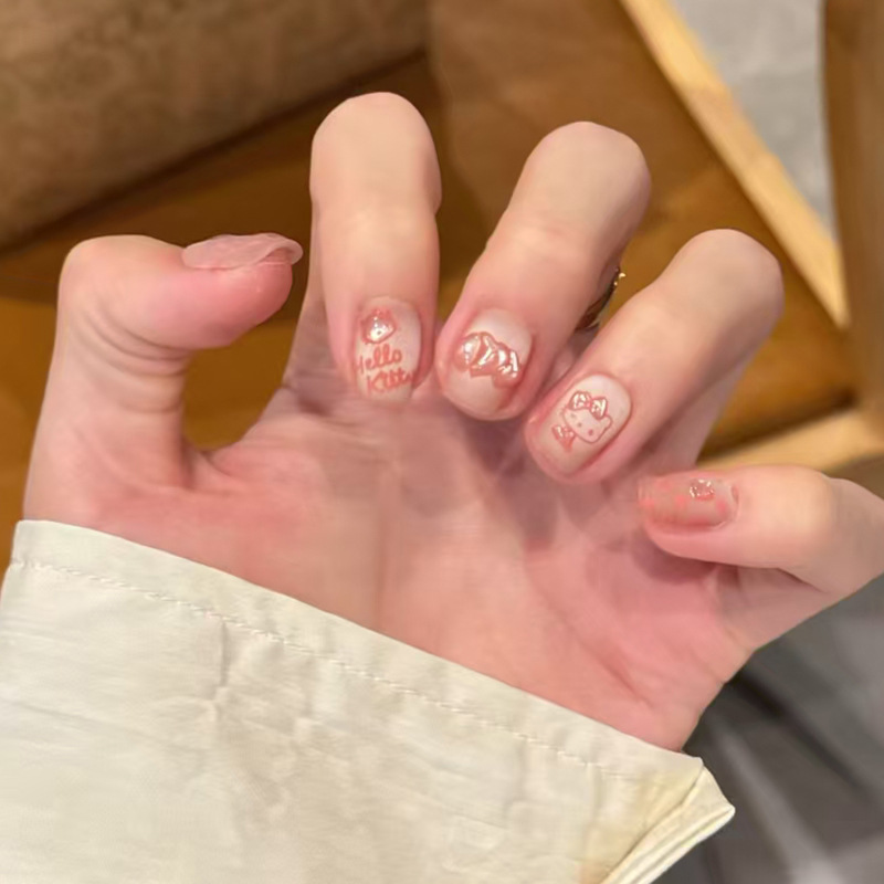 Three-Dimensional Cat Eyes, Cute Lines, Heart-Warming Cat Vitality Girl, European and American Ins Style Removable Nail Polish Pieces 30 Pieces Three-Dimensional Cat Eyes, Cute Lines, Heart-Warming Cat Vitality Girl, European and American Ins Style Removable Nail Polish Pieces 30 Pieces