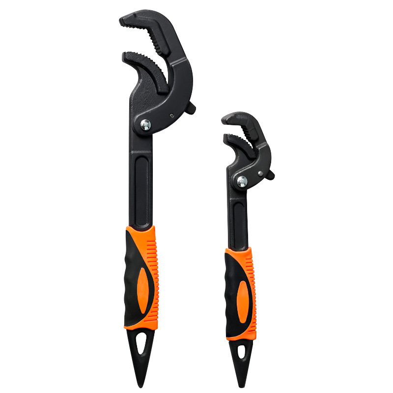 Llave Ajustable Universal para Tubos en Acero al Cromo Vanadio Autobloqueable