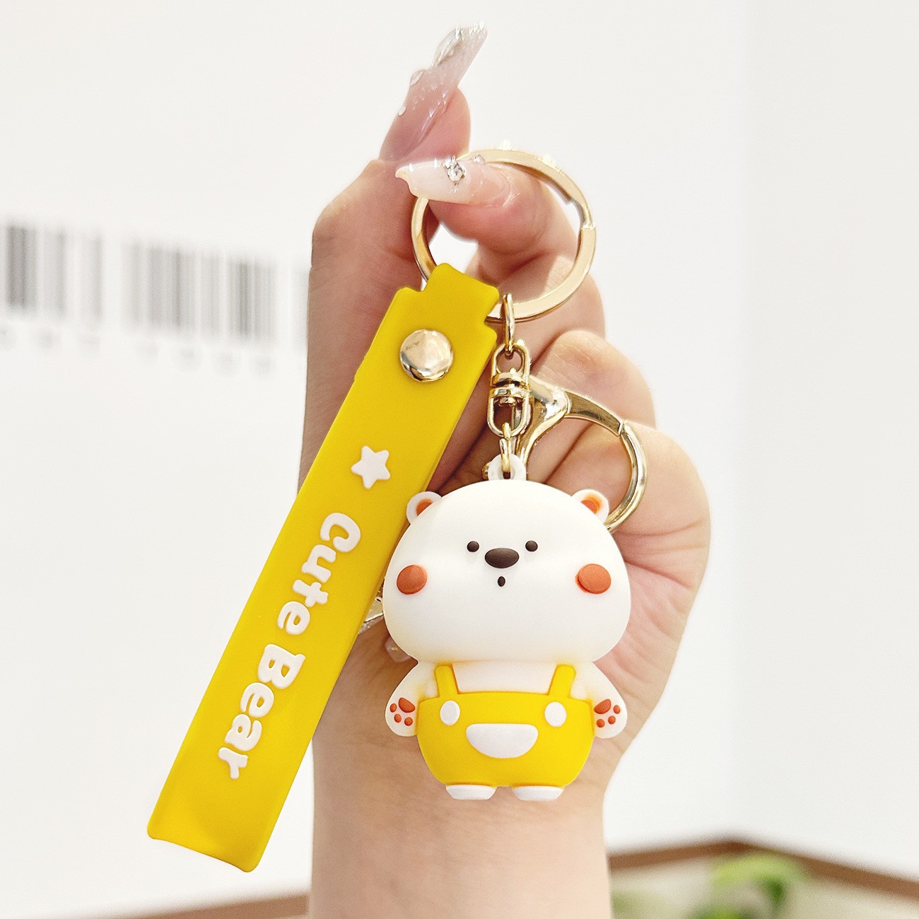 Venta directa de fábrica llavero colgante pequeño muñeca tridimensional llavero de coche mochila escolar colgante puesto al por mayor productos pequeños