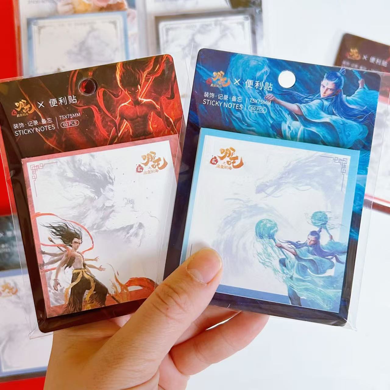 Nezha Post-it Papelería Animación de alto valor facial Animación