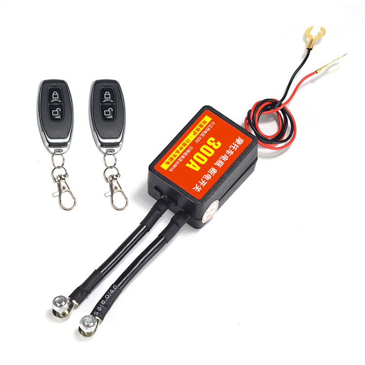 Motorcycle 12V Battery Power-Off Switch Remote Control Breaker Automatic Battery Protector Electric Main Switch Pure Copper