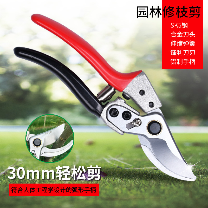 强力 V2 修枝剪厂家直供 多功能园艺工具 果树粗枝专用剪 省力花