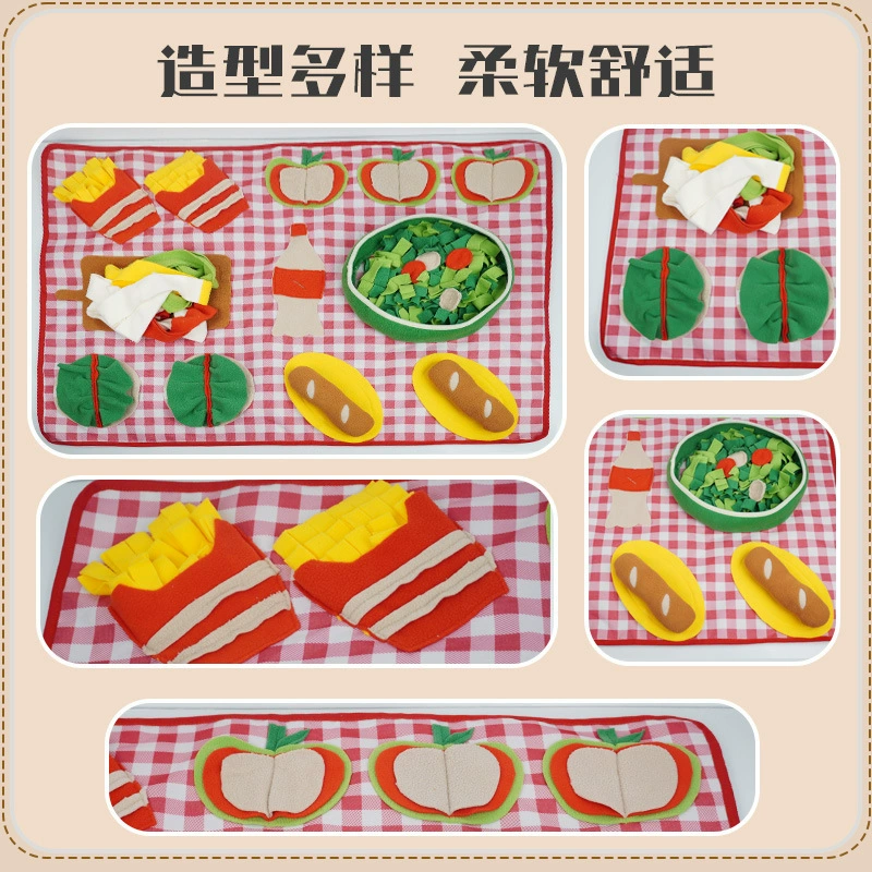 Трансграничный новый коврик для нюхания домашних животных, утечка собаки, коврик для нюхания, кошка, самокомпрессия, забавные Развивающие игрушки для хранения