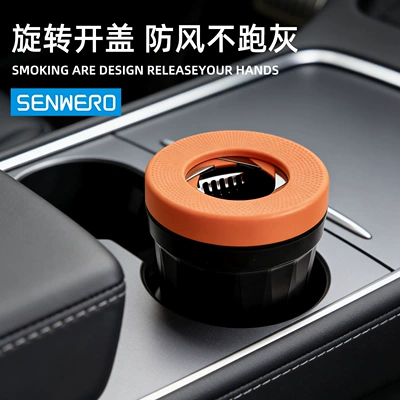 Ashtray, Car Trash Can with Smoke: Car ashtray