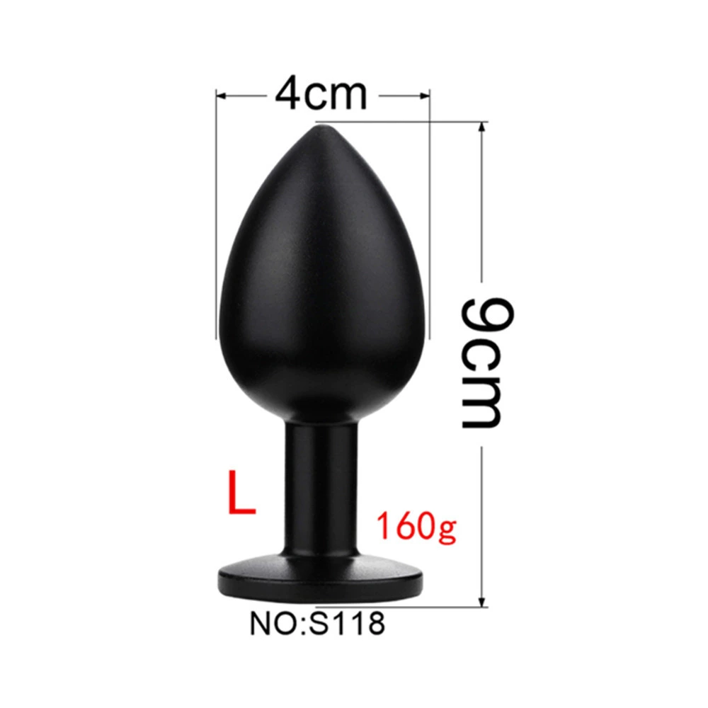 Detachable Anal Plug Heads, Silicone & Metal Options, Multiple Shapes and Sizes