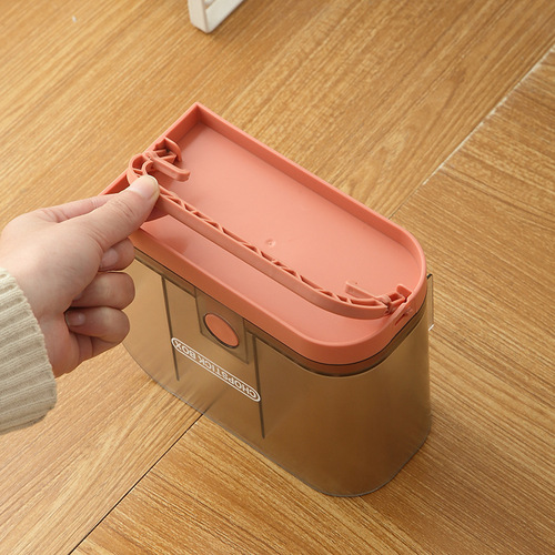 Wall-mounted household chopstick cage, punch-free multifunctional tableware storage rack, chopstick barrel rack, draining chopstick basket