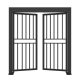 Factory direct intelligent residential electric pedestrian passage advertising door face recognition access card automatic advertising door
