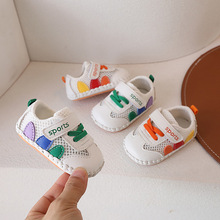 一件代发夏季新款0--1岁半男女宝宝学步鞋婴幼儿鞋软底网面鞋批发