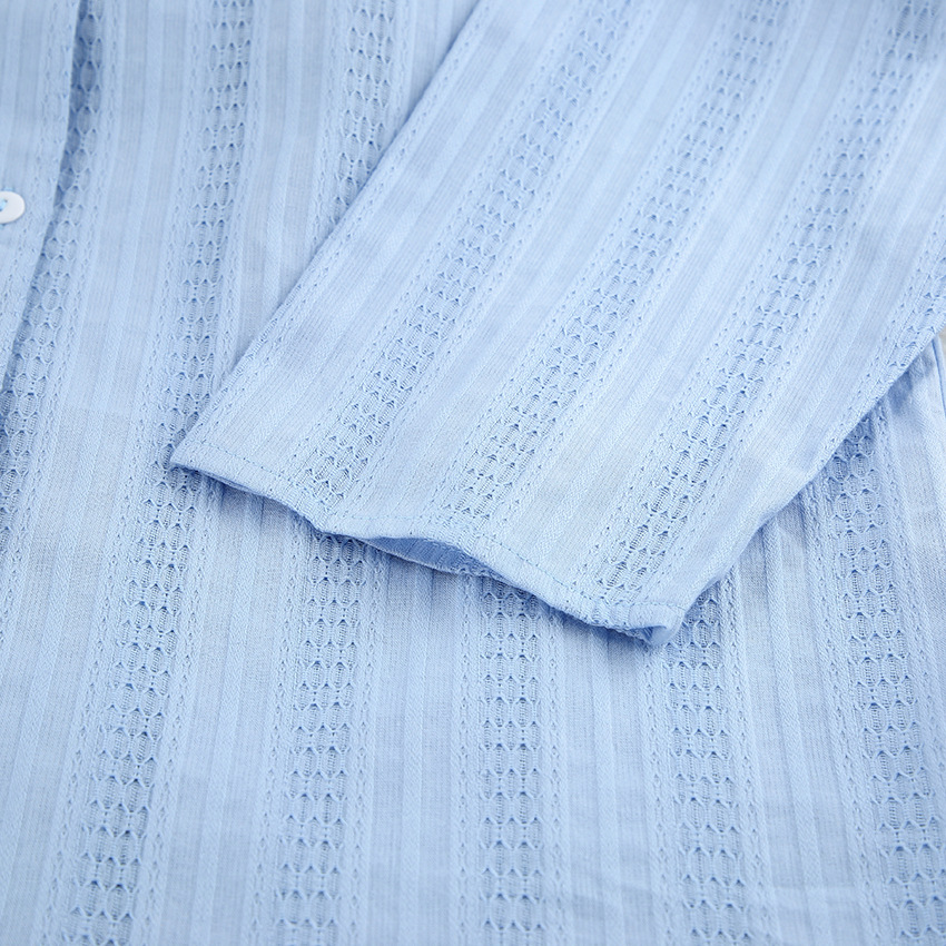 266g Weight Long Sleeve Sleeve Length Pajamas Lingerie Type Cotton Fabric Type Regular Top Length Shorts Sets Sets Type 2 Pieces Set Quantity Home, Sleeping Occasion Turndown Neckline Breathable Function Regular Fit Fit Type Solid Color Pattern Winter, Summer, Spring Season Women's Gender Simple Style Style Home Sleeping Women's Simple Style Solid Color Cotton Shorts Sets Pajama Sets 11