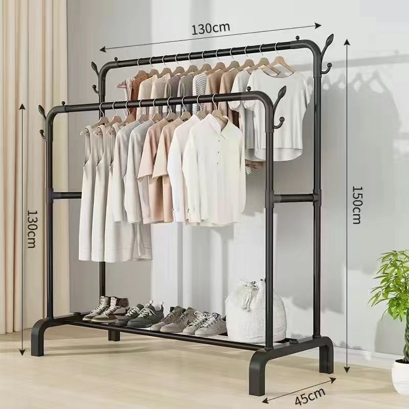 Percha de secado piso vertical percha de ropa barra de dormitorio percha de secado al aire libre percha de ropa balcón dormitorio alquiler percha de ruedas
