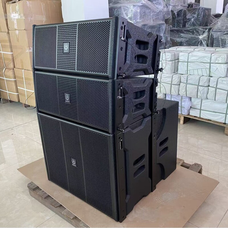 Performance Line Array Speakers with Dual 8-Inch Full-Range Speakers and Single 18-Inch Subwoofer for Rental and Church Use Performance Line Array Speakers with Dual 8-Inch Full-Range Speakers and Single 18-Inch Subwoofer for Rental and Church Use