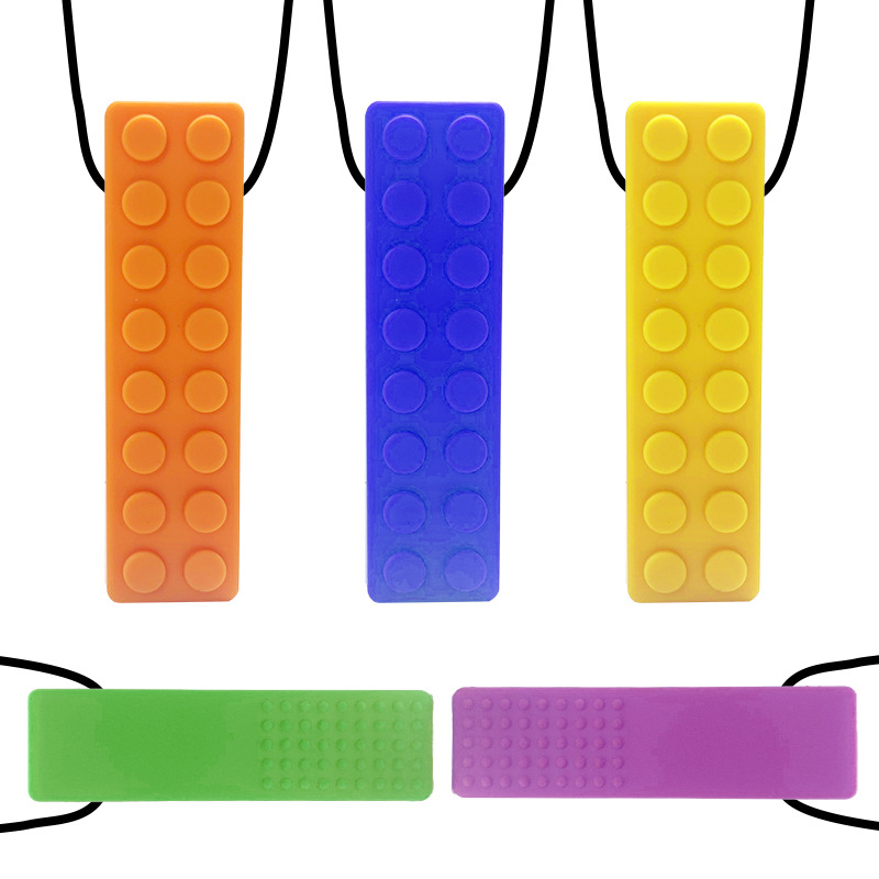 Amazon venta caliente bloque de silicona bitele alimenticio protección ambiental madre e infante niño anti-comerción de goma de diente de goma de muñeca