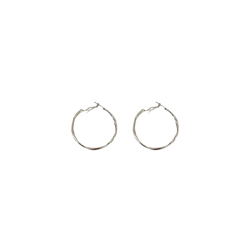 Серьги Silver 925, корейский цветочный минимализм, простой элегантный тренд