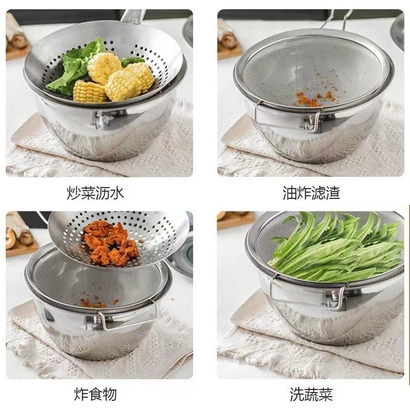 电商批发不锈钢油盆带盖家用厨房油缸商用猪油调料盆油鼓套装批发|undefined