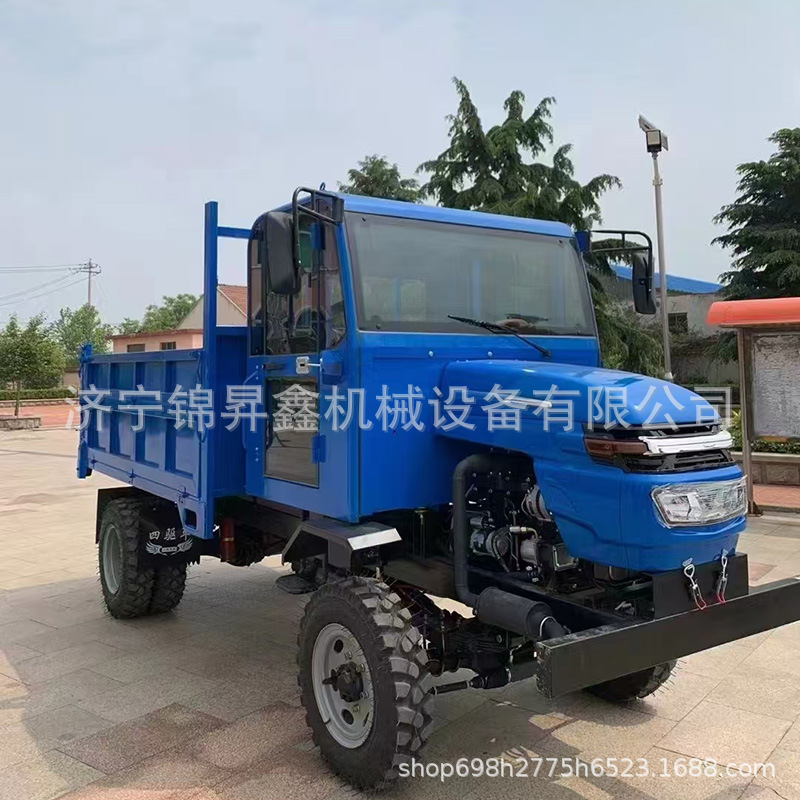 四驱柴油农用车单杠双缸四轮驱动自卸车爬坡四不像运输车