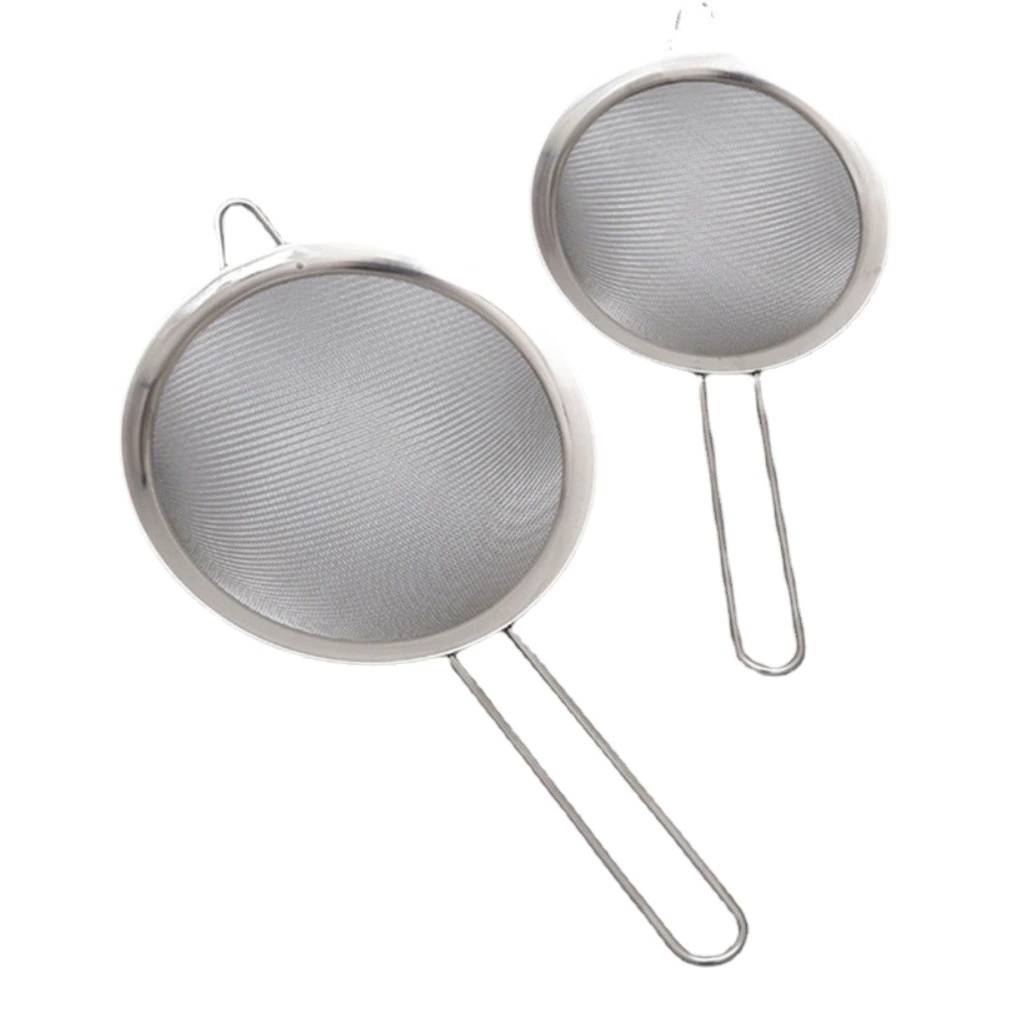 Кухонный сок Соевый фильтр для молока Сетчатое сито Бытовая ручная масляная сетка Сито для муки Горячий горшок из нержавеющей стали Стандартный чартерный дуршлаг для пены