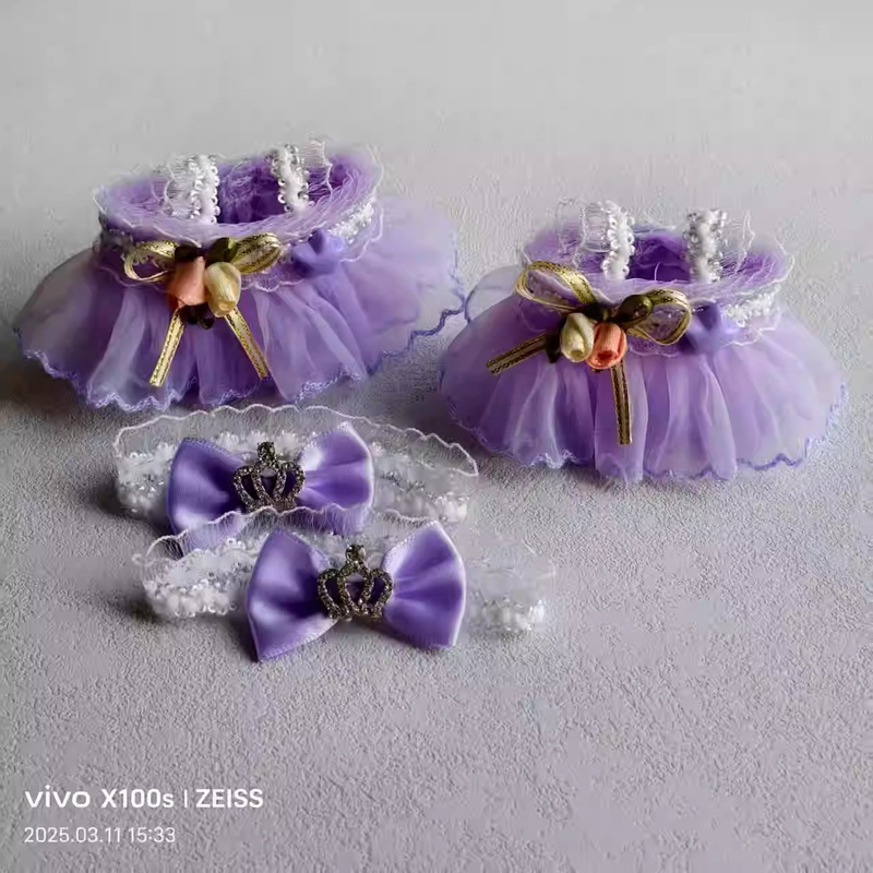 Plush Doll Outfit Party 17cm Vinyl Blind Box Pendant Replacement 10cm Cotton Doll Puffy Skirt