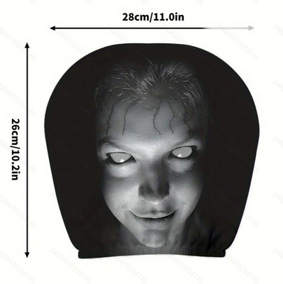 Universal seat cover Car Pillowcase Elastic Printed - 04-double-sided-printing-1pc-26cm28cm