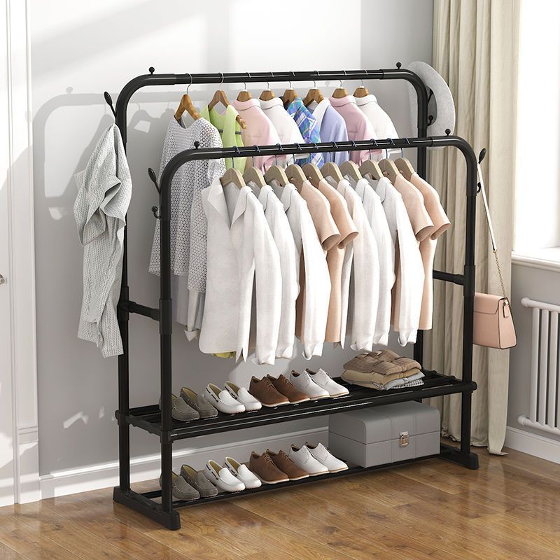Percha de secado de ropa interior plegable retráctil dormitorio percha de secado de ropa balcón simple percha de sombrero para colgar estante de ropa fresca