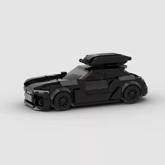Audi RS6 V2 Race Car MOC Compatible with LEGO Small Particles Educational Building DIY Kids Blocks Toy Cross-border