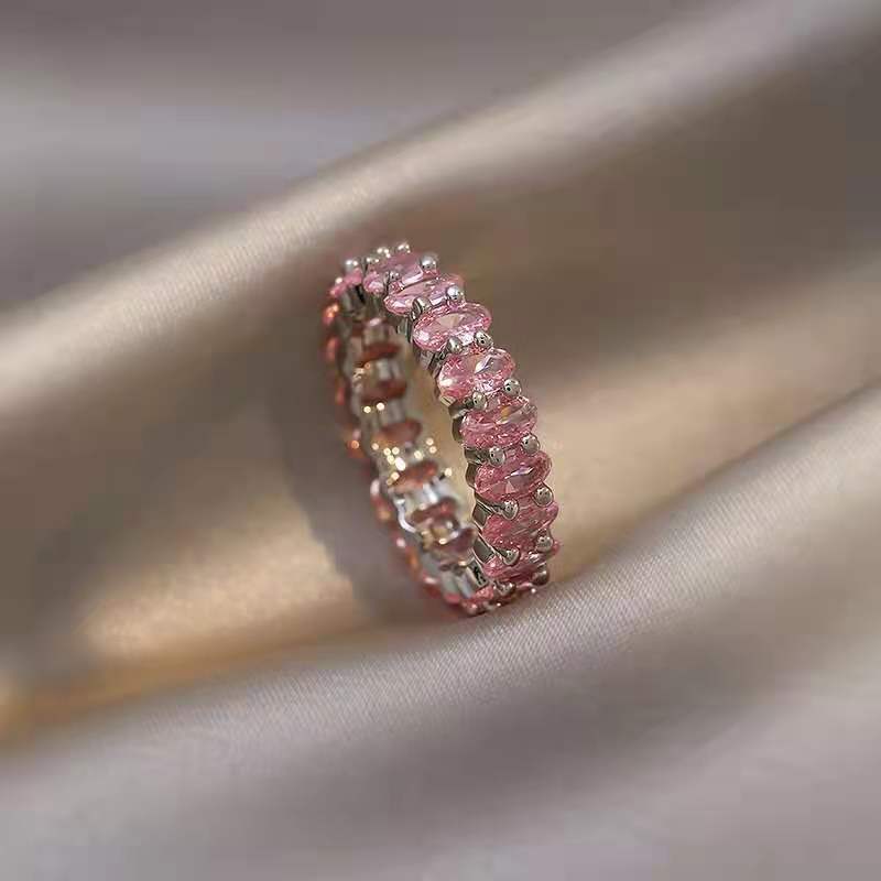 Fashion Geometric Metal Plating Artificial Gemstones Women's Rings 1 Piece display picture 5