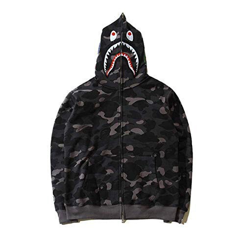 Hot-Selling Bape Shark Head Ape Head Zip-Up Hoodie with Full Color Range, 3D Zip-Up Hoodie Hot-Selling Bape Shark Head Ape Head Zip-Up Hoodie with Full Color Range, 3D Zip-Up Hoodie