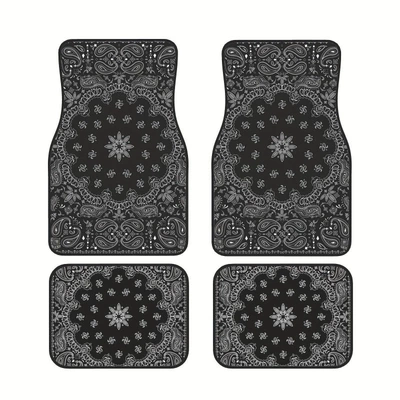 Avtomobil döşəmə paspasları — abstract style car floor mats - 1-138-pattern-21-3344cmtwo-piece-set