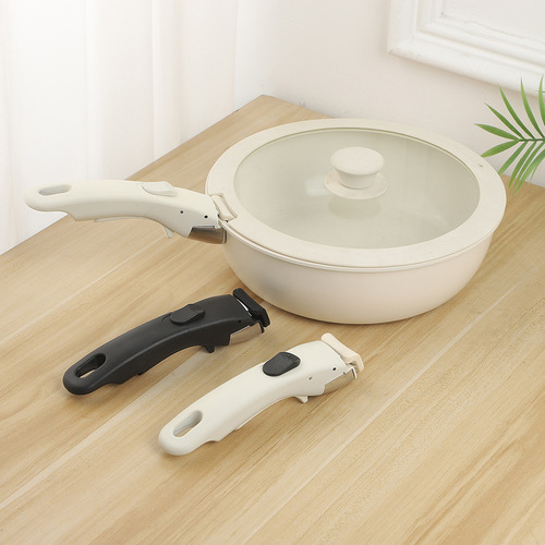 Upgraded Handle with Heat Insulation, Detachable and Universal Pot Holder