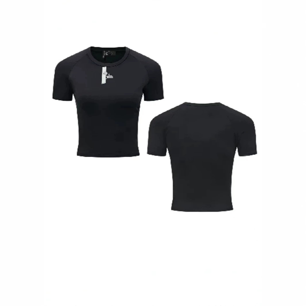 alo跑步运动套装女新款夏季薄速干短袖瑜伽服健身晨跑显瘦训练服