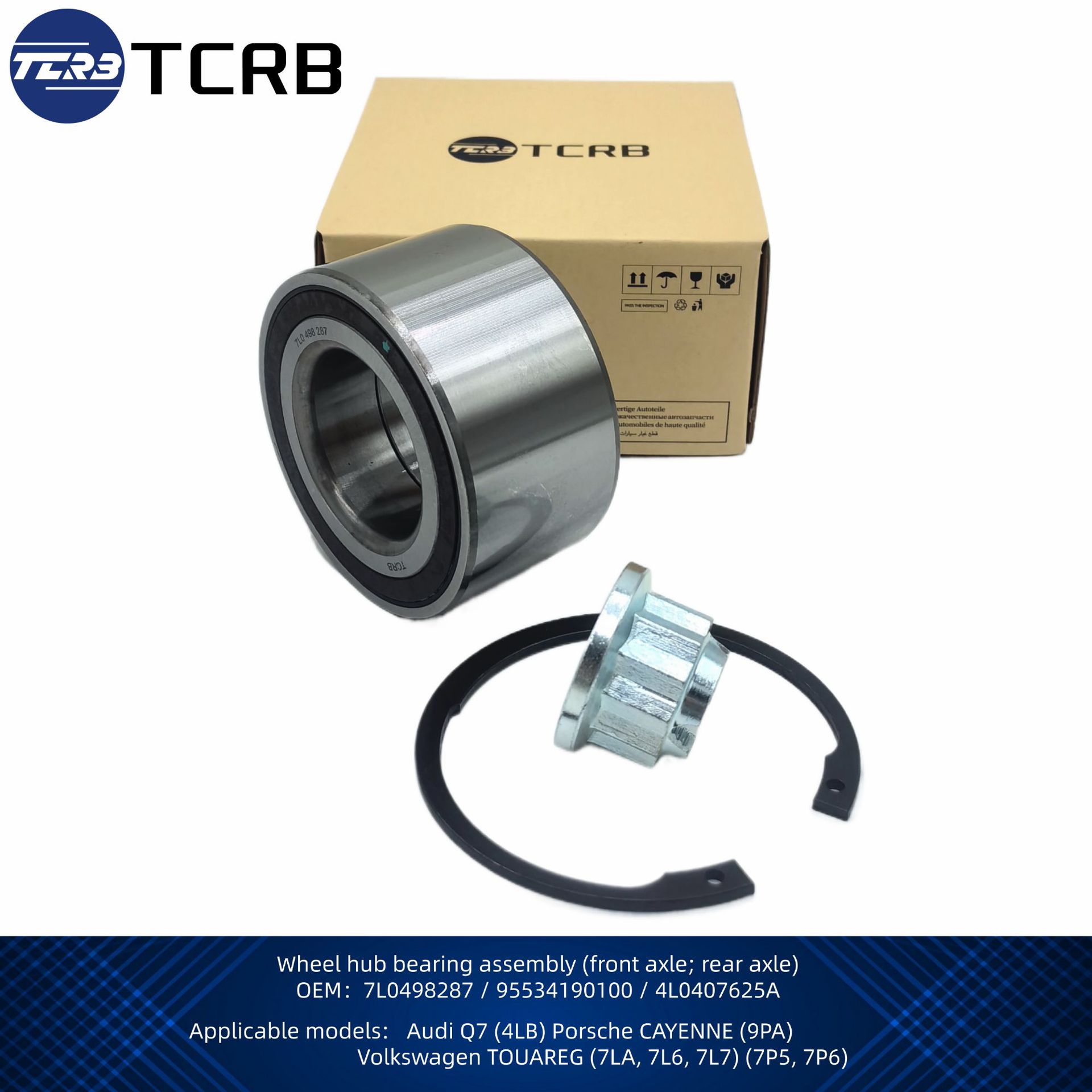Cross-Border Hot-Selling 7L0498287 Car Wheel Hub Bearing Repair Kit 95534190100 Suitable for Volkswagen Porsche