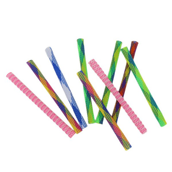 Telescopic elastic colorful interactive toy