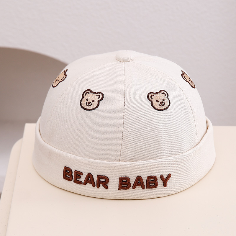 Baby terrateniente sombrero primavera y otoño nuevo bebé lindo super lindo gorro de piel de melón para niños y niñas gorro de primavera de cabello