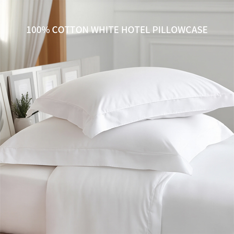 Hotel almohada cubierta de algodón satin homenaje hotel almohada cubierta de cama blanca pura set 60 almohada cubierta de algodón hotel tela