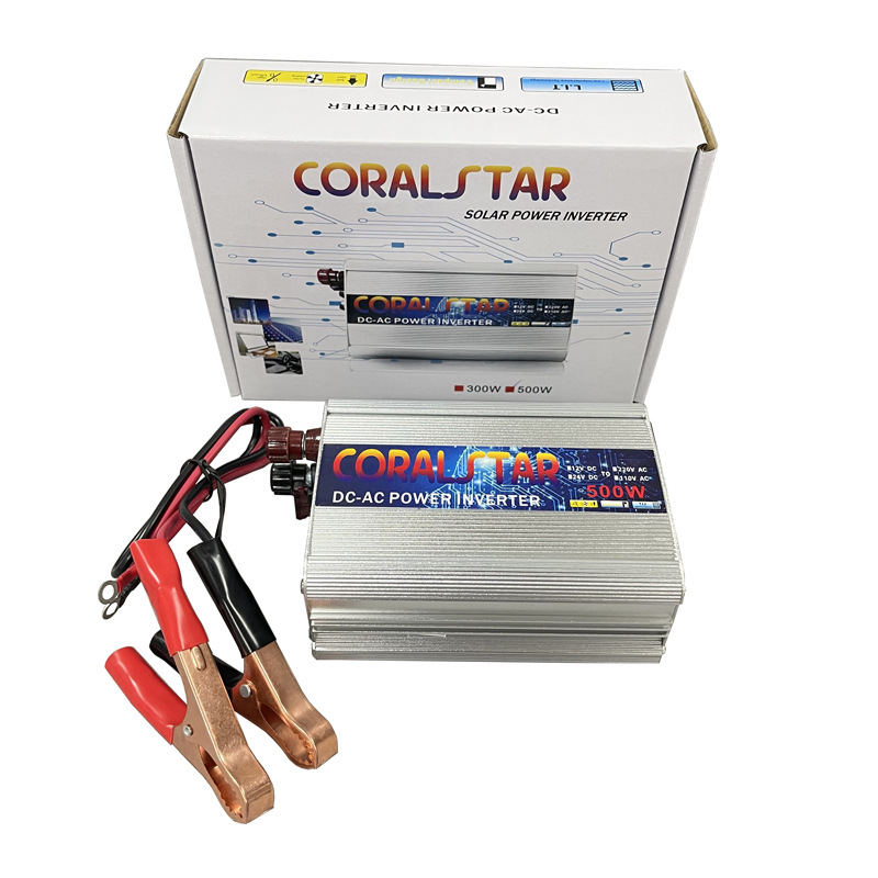 外贸500W车载逆变器DC12 to AC开关电源转换器Solar car inverter