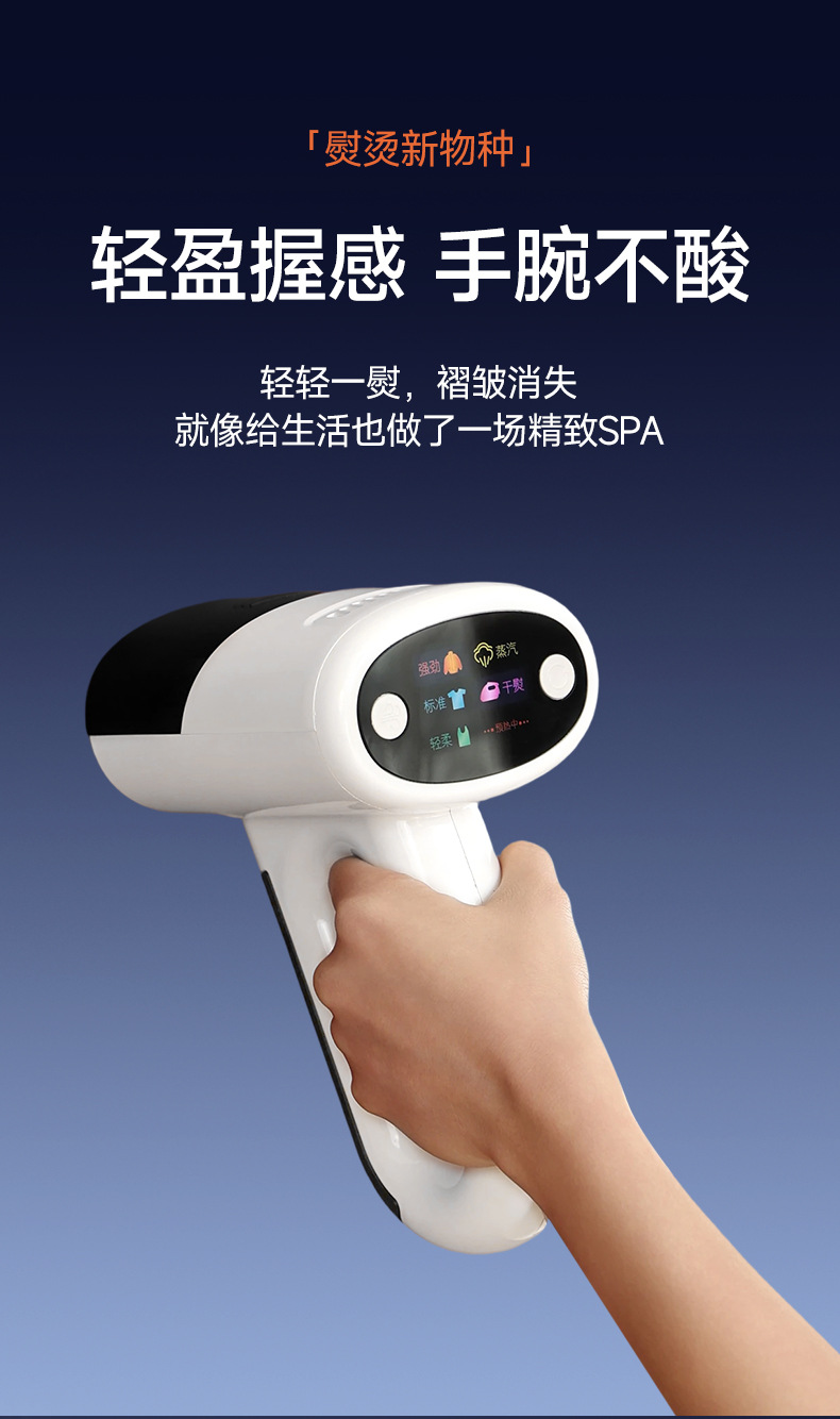 Cross-border New Steam Iron Mite Removal Wet and Dry Dual-use Electric Iron Household Travel Adsorption Handheld Garment Steamer