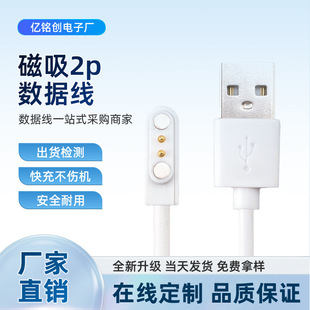 General Smart Watch Small Household Appliances Magnetic Suction Data Cable 2P2.5/60cm Magnetic Suction Charging Cable 2PIN Juicing Cup